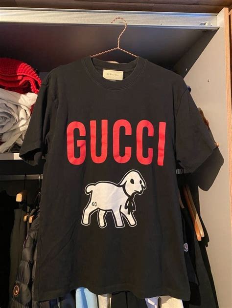 gucci sheep t shirt|Gucci t shirt sale.